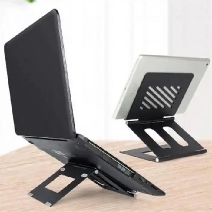 New  Ayarlanabilir Metal Dizüstü Destek Tabanı Katlanabilir Taşınabilir Laptop Sehpası Standı