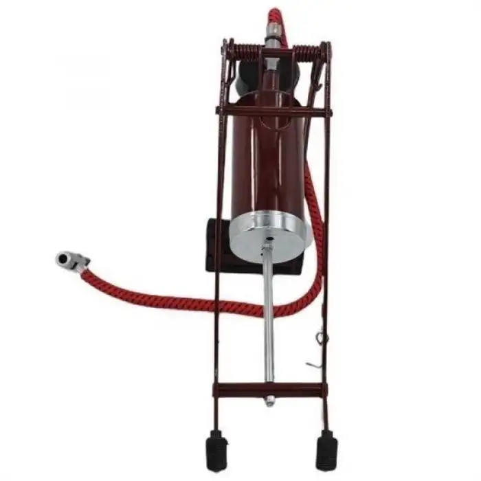 New Basınç Göstergeli Ayak Pompası Araba Bisiklet Motor Lastik Pompası