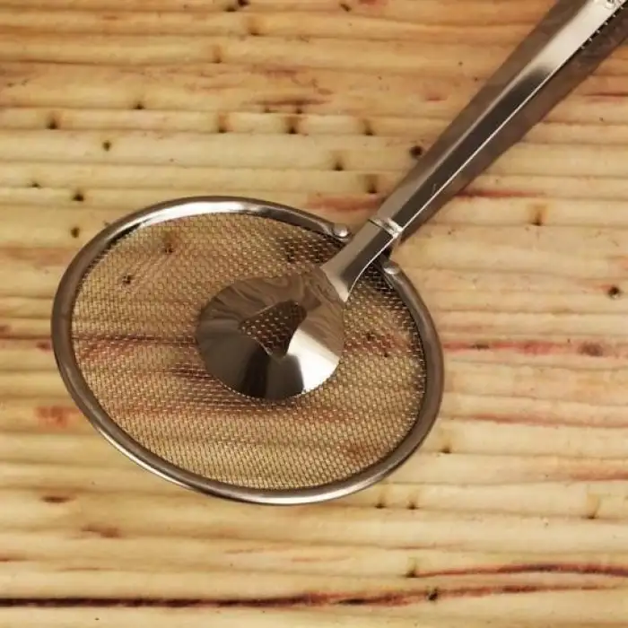 New Çok Amaçlı Süzgeçli Paslanmaz Metal Haşlama Ve Kızartma Maşası