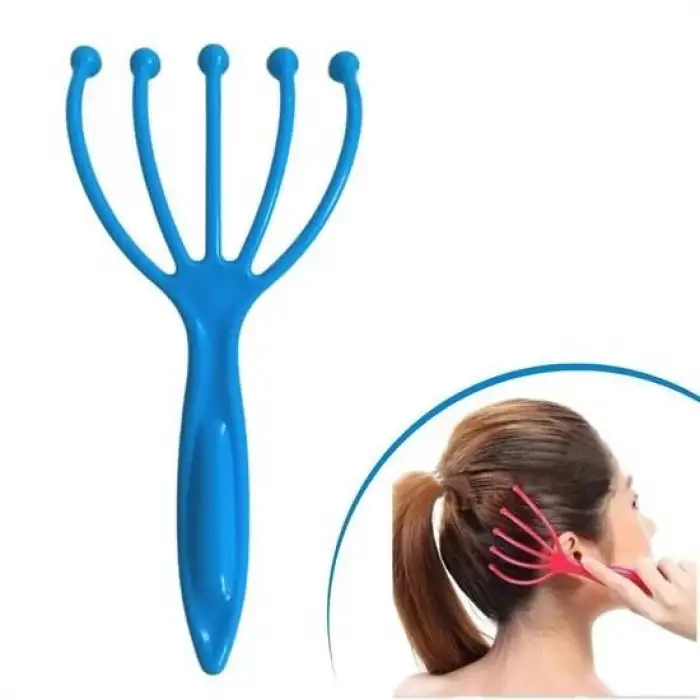 New Çok Fonksiyonlu 5 Uçlu Bilyeli Baş Boyun Bacak Kol Masaj Alet Rahatlatıcı Kafa Masaj Aparatı