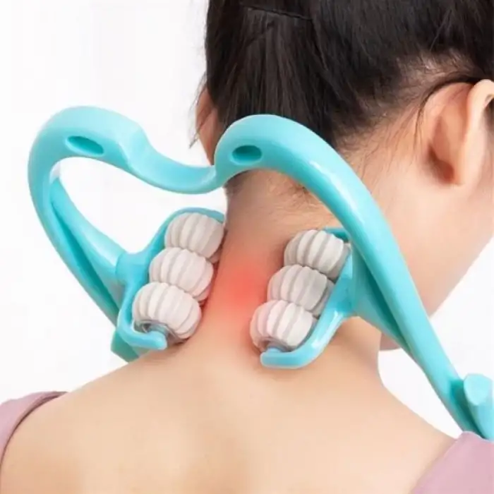 New Çok Fonksiyonlu Manuel Altı Tekerlekli Boyun Masaj Aleti