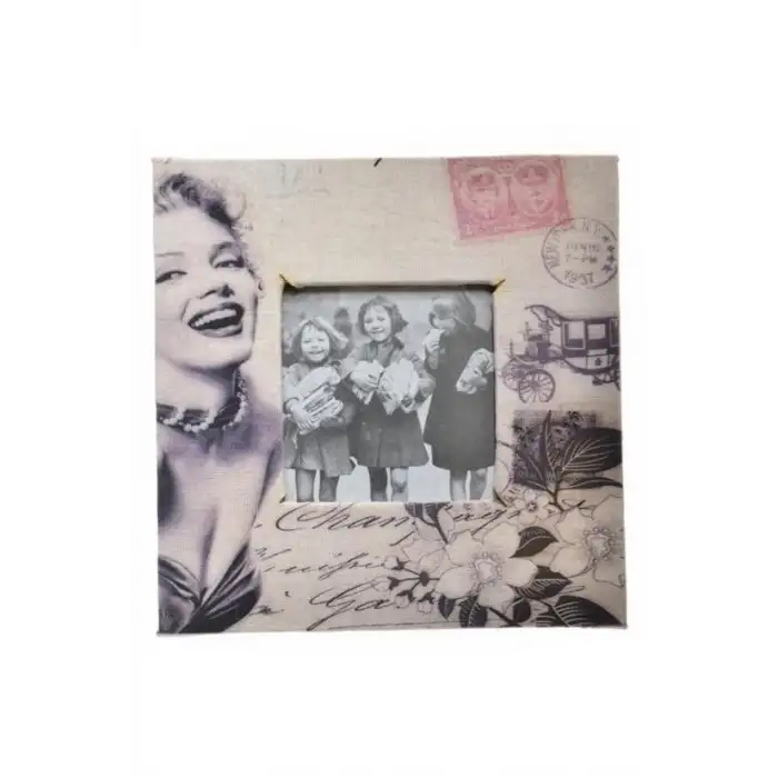 New Decotown Marilyn Monroe Tasarım Ahşap Resim Fotoğraf Çerçevesi