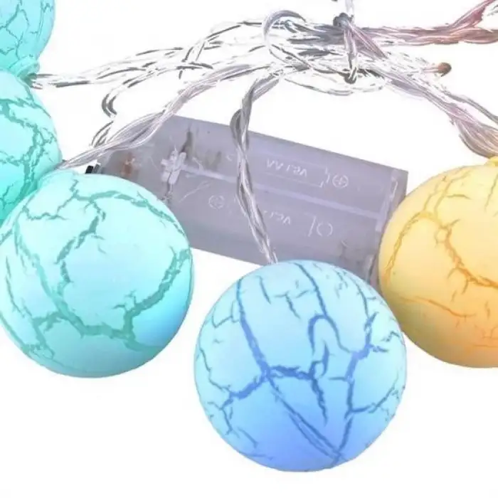 New Dekoratif Minik 10 Toplu Ledli  Dekoratif Dolama Renkli Led