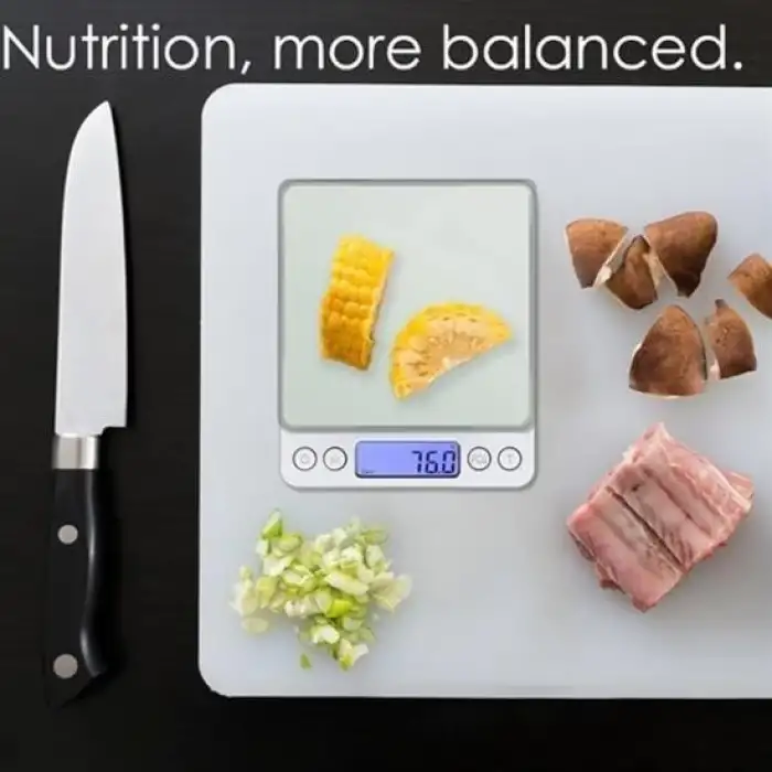 New Dijital Hassas Mutfak Terazisi Hassas Tartı 2000 Gr/01 Gr Hassasiyet