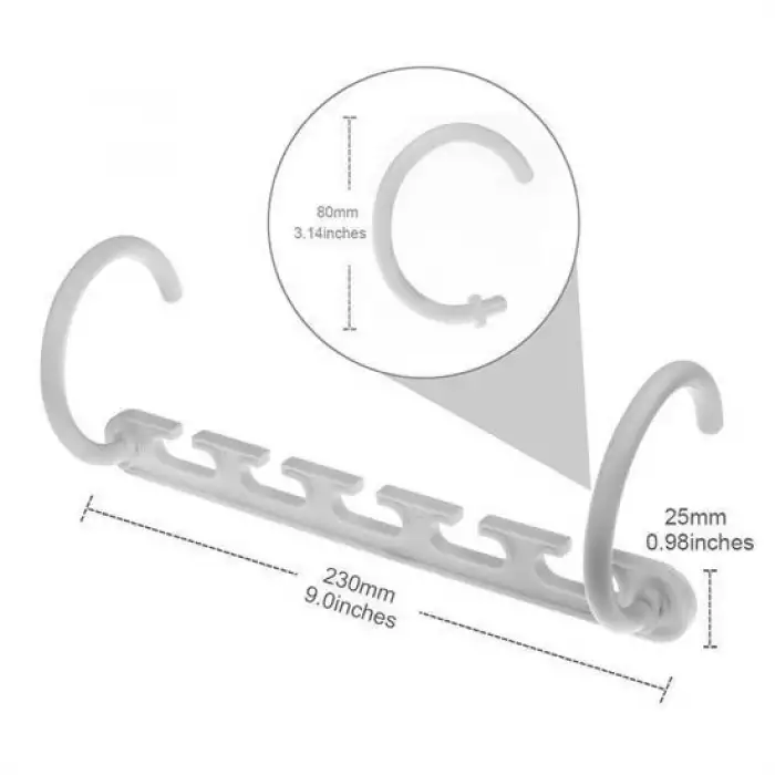New Dolap İçi Elbise Düzenleyici Askı Sihirbazı Organizer Aparat
