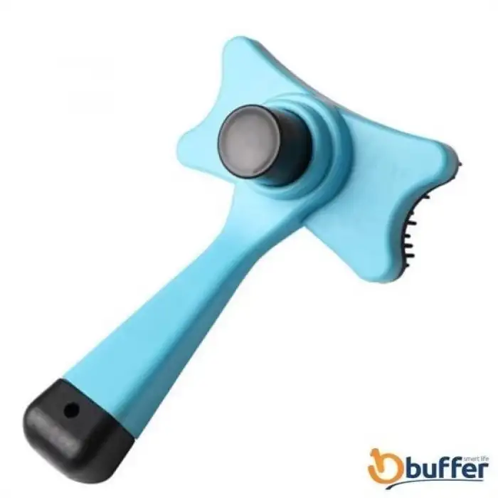 New Evcil Hayvan Kedi Köpek Tüy Toplayıcı Otomatik Tuşlu Pet Tarak