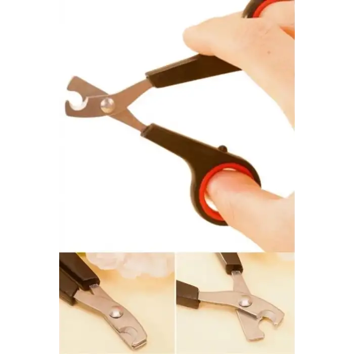 New Evcil Hayvan Tırnak Makası Ve Törpü Seti Manikür Pedikür Pati Bakım Aleti Kaymaz Sap