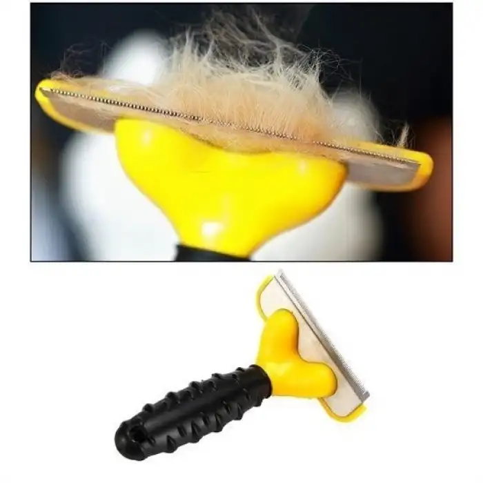 New Fubminator Kedi Köpek Tüy Toplama Tarağı  Kaşıma Aparatı 4,5 Cm
