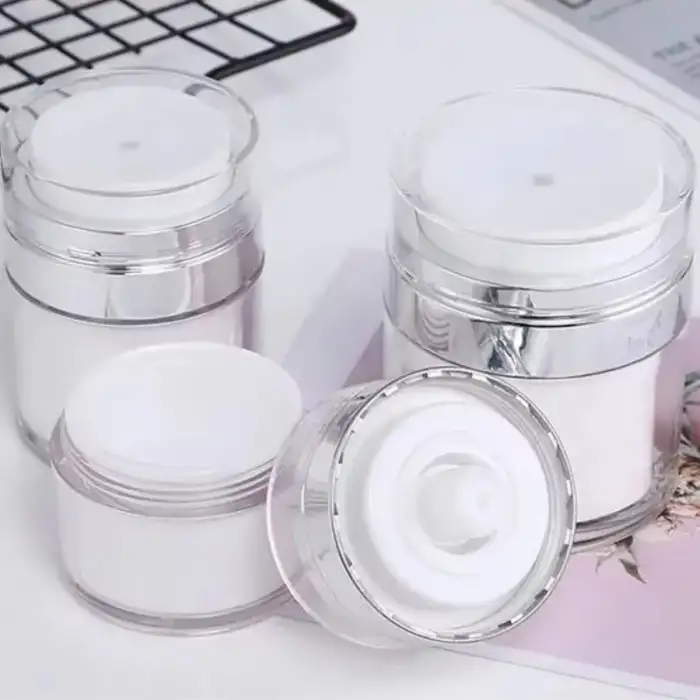 New Hava Pompalı Doldurulabilir Vakumlu Krem,Fondoten Sıvı Kozmetik Ürün Şişesi