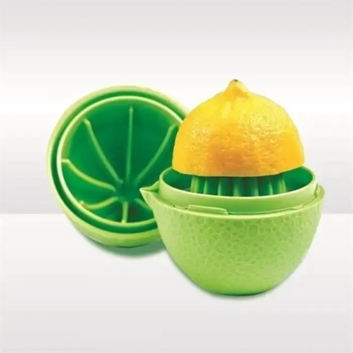 New Hazneli Kapaklı Hijyenik Pratik Kolay Limon Sıkacağı Aparatı