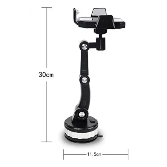 New Jel Vantuzlu Cama Takılabilen Güçlü 360 Derece Dönebilen Ayarlanabilir Araç Içi Vantuzlu Telefon Tutucu