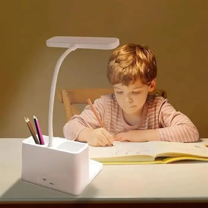 New Kalemlikli USBli Dokunmatik 3 Kademeli 360 Derece Özel Göz Korumalı led Lityum Masa Lambası