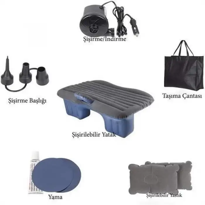New Kampta Araçta Kullanılabilir Şişme Yatak
