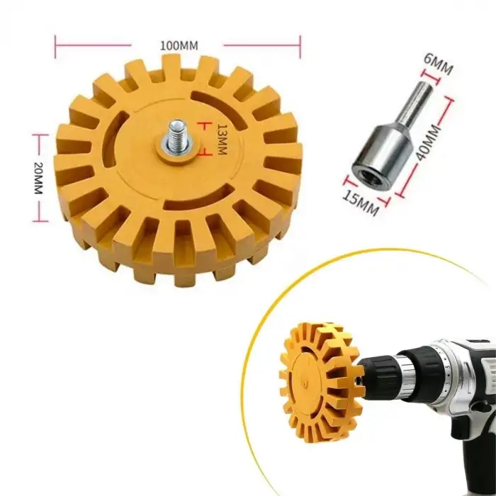 New Kauçuk Oto Leke Temizleyici Silgi