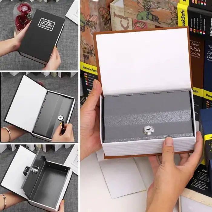 New Kitap Görünümlü Gizli Kasa