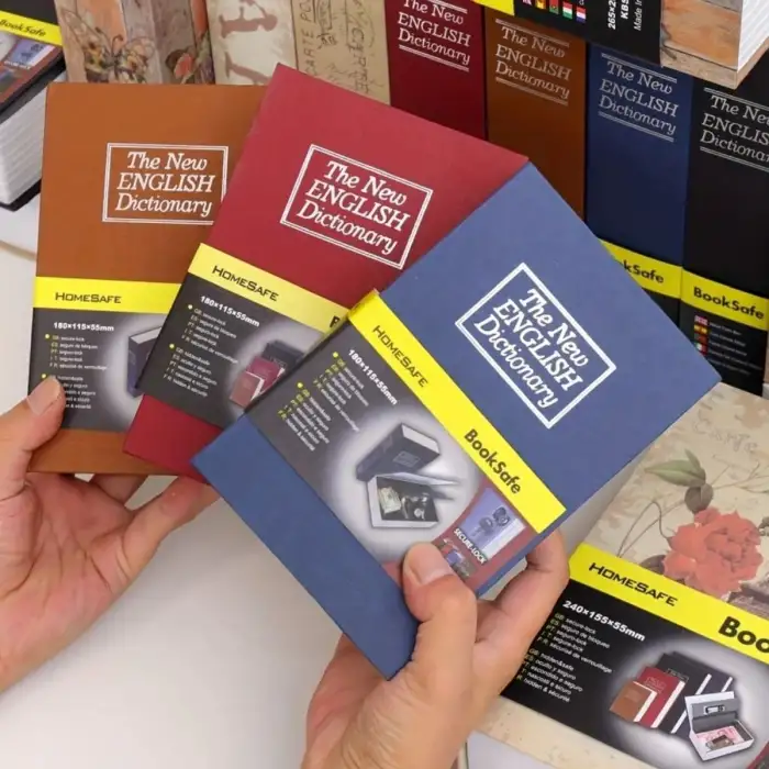 New Kitap Görünümlü Gizli Kasa