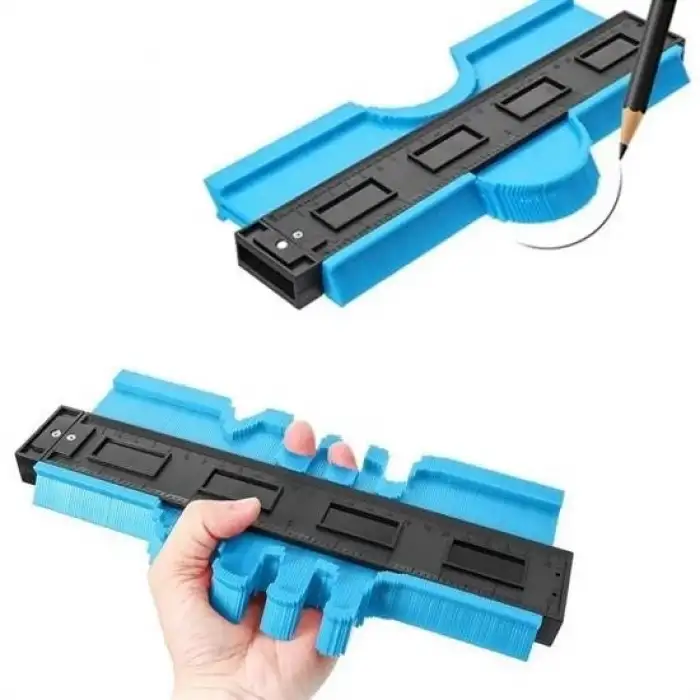 New Kontur Ölçüm Cihazı Ahşap Fayans Şekillendirme Kalıbı 24 cm