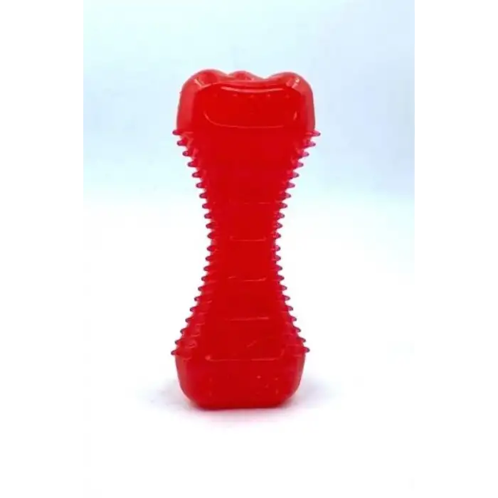 New Köpekler İçin Diş Kaşıma Oyuncağı Tırtıklı Yapıda Plastik Dumbell