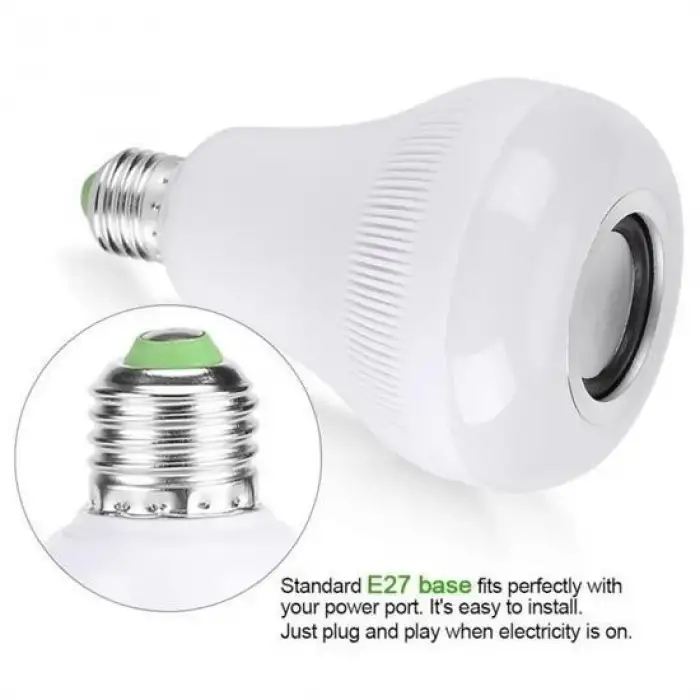 New Kumandalı Bluetooth Hoparlör Ampul LD-37