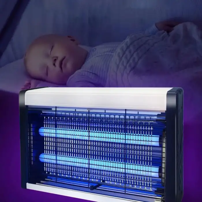 New Masaüstü veya Duvara Asılabilen 6W Sessiz Sinek Öldürücü UV Mor Işıklı Makina