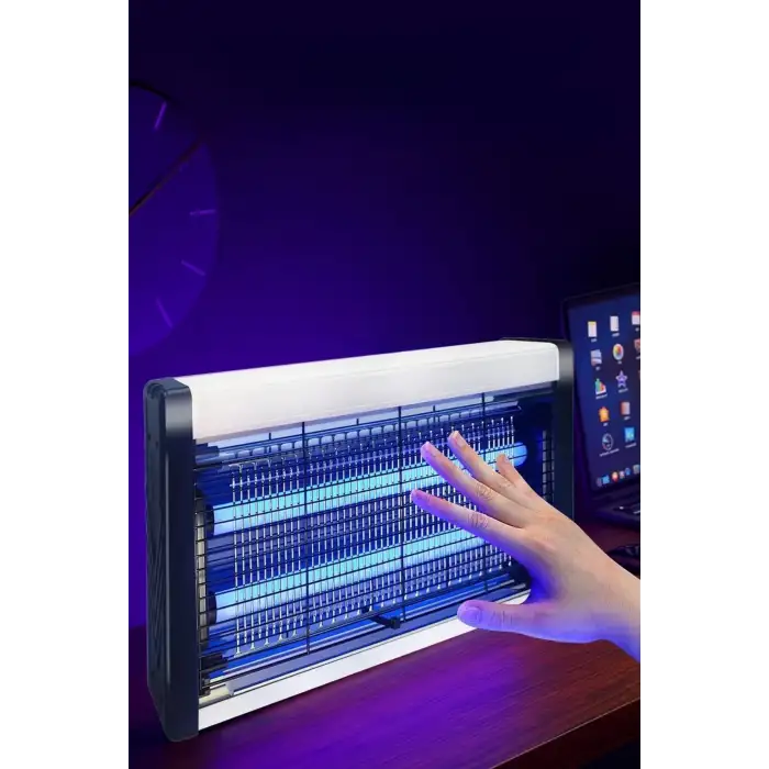 New Masaüstü veya Duvara Asılabilen 6W Sessiz Sinek Öldürücü UV Mor Işıklı Makina