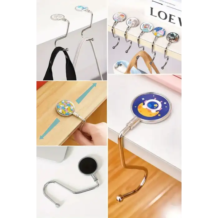 New Masaya Takılabilen Çanta Askısı Çanta Tipi Pratik Metal Çanta Kanca