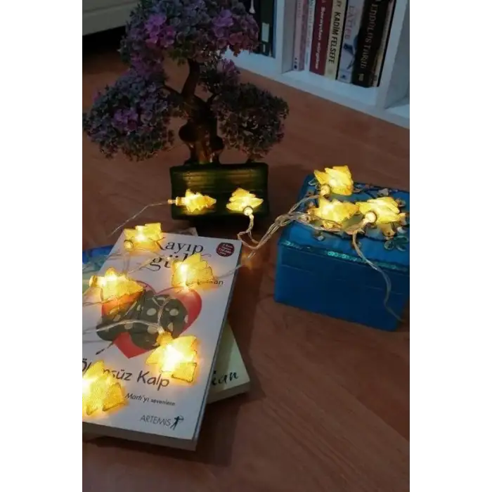 New Metal Örgülü Çam Ağacı Şeklinde Günışığı Şerit Led Işık Zinciri