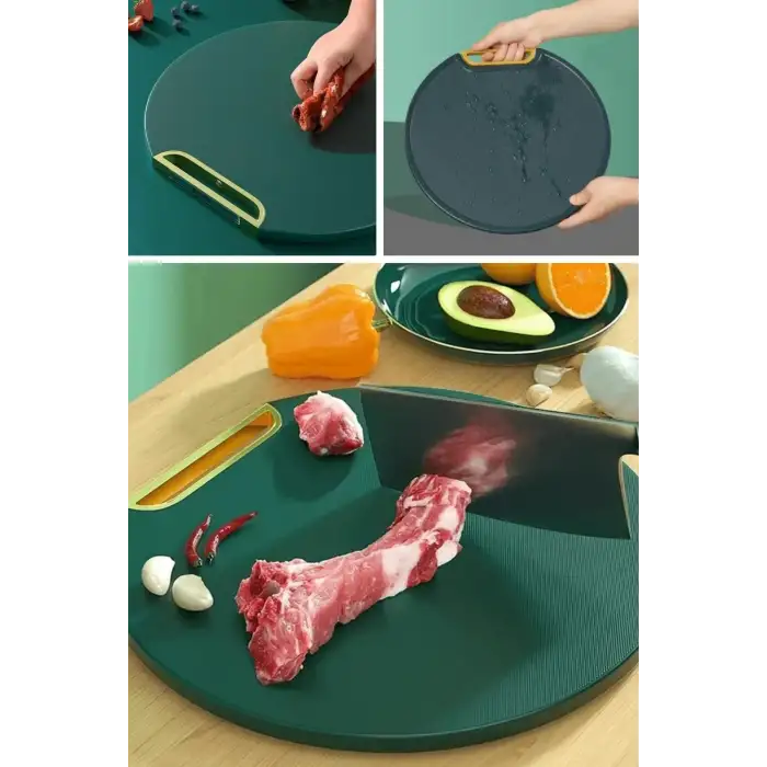 New Mutfak Sebze,Meyve,Et,Balık,Ekmek Doğrama Kesme Tahtası Standlı Kesim Panosu