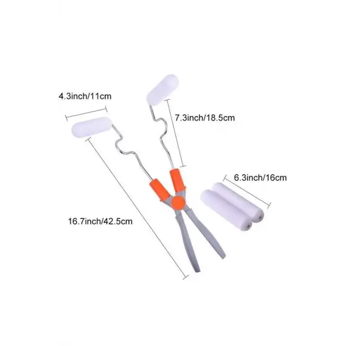 New Nano Süngerli Damlatmaz Mobilya ve Duvar Boyama Rulosu Hem Köşe Hem Düz Zemin