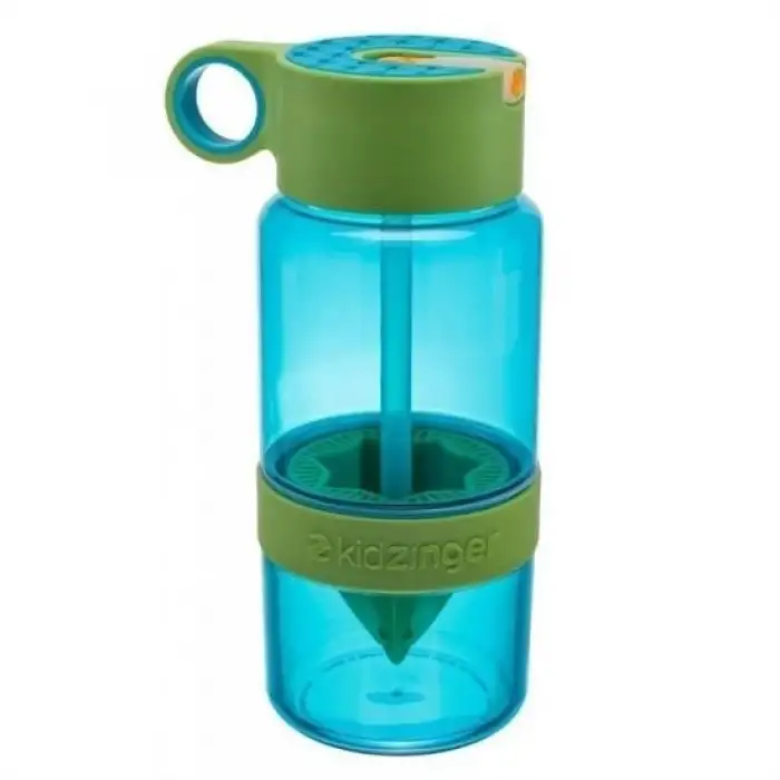 New Narenciye Limon Sıkmalı Pratik Detoks Toksin Atıcı Su Matarası Spor Şişesi