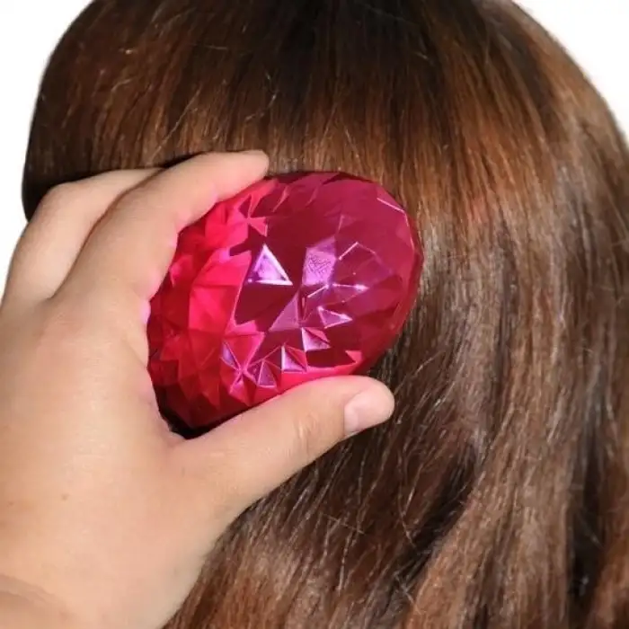 New Neon Pembe Düzleştirici Tarak Geniş AralıklıHer Saç Tipine Uygun Fırçalı Saç Düzleştirici