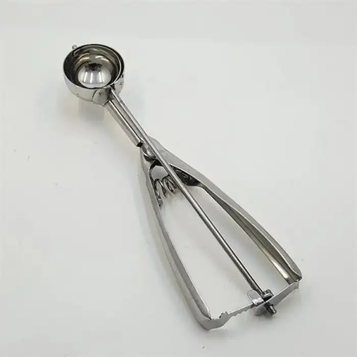 New Paslanmaz Çelik Çek Bırak Yapışmaz Dondurma Top Kaşığı Kepçesi