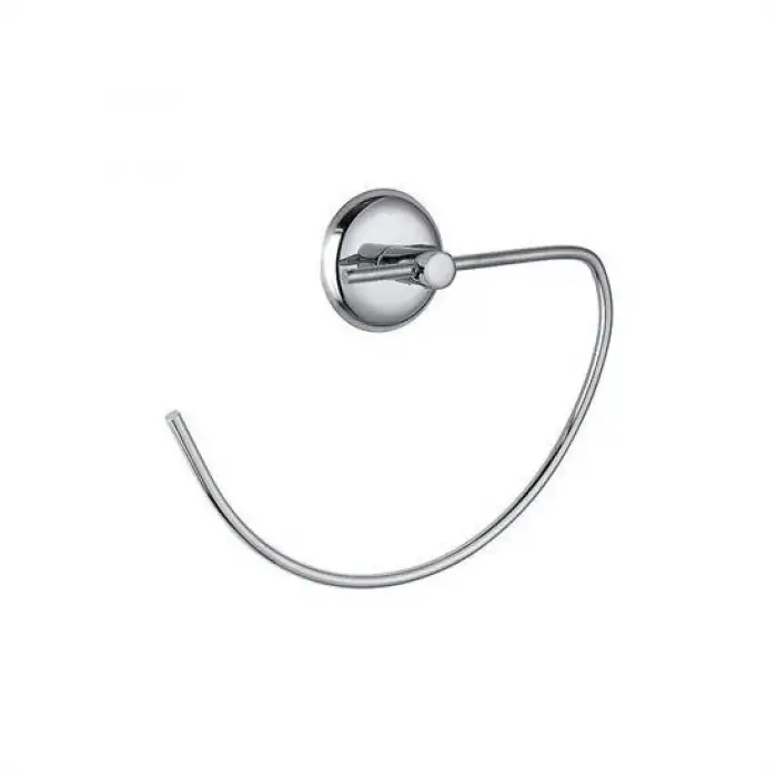 New Paslanmaz Metal Dekoratif Havluluk Havlu Tutacağı Gümüş Renk