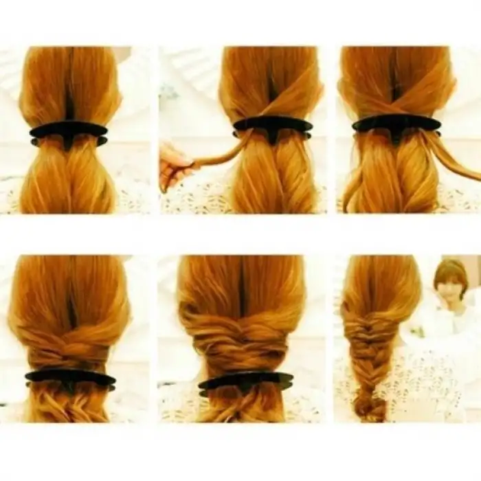 New Pratik Balık Sırtı Yapma ve Saç Ayırma Aleti Aparatı