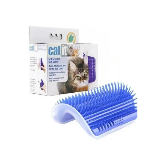 New  Pratik Kedi Tüyü Kaşıma Ve Tarama Aparatı Duvara Monte Kaşıma Aleti