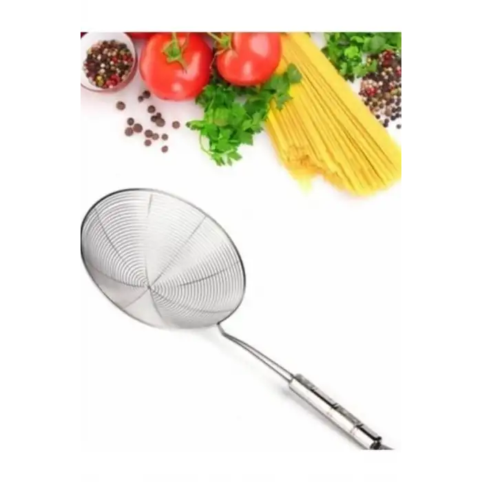 New Pratik Kullanışlı 12 Cm Yağ Kevgiri Kızartma Haşlama Süzgeci