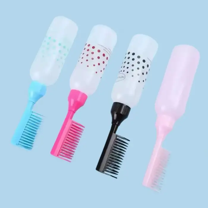 New Saç Boyama Uygulama Fırçası Taraklı Saç Boyama Aplikatörü