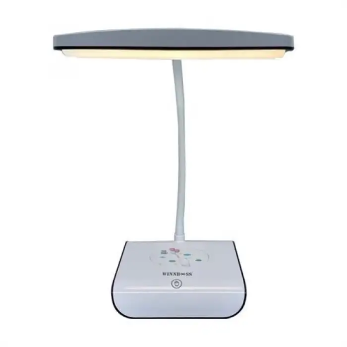 New Şarjlı Oynar Esnek Başlıklı Dokunmatik 3 Farklı Modda Yanan Kaymaz Taban LED Masa Lambası