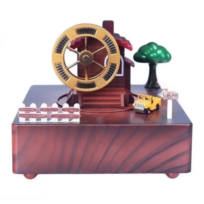 New Şehir Etrafında Dönen Uçak Müzik Kutusu