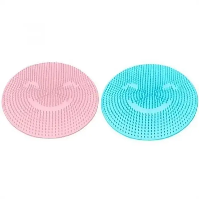 New Silikon Fırçalı Banyo Masaj Matı ve Ayaklar için Topuk Masaj Paspası