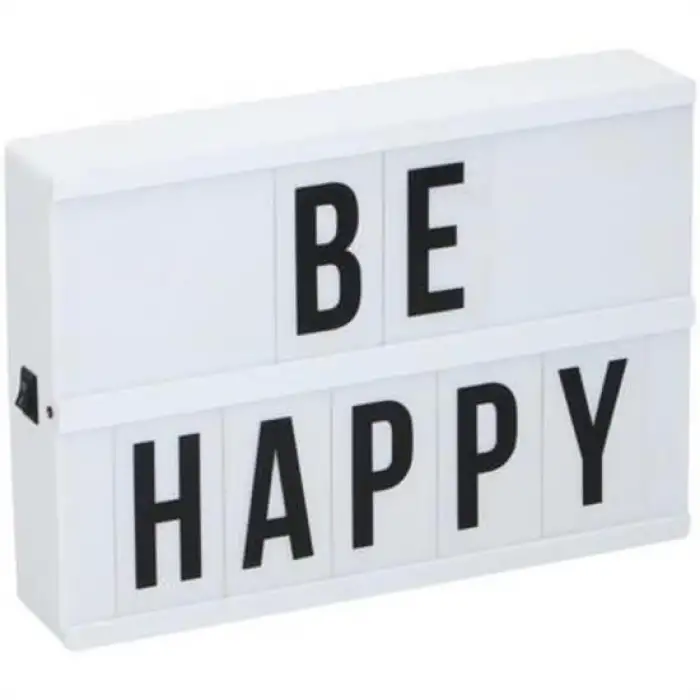 New Sinematik Lightbox Dekorasyon Aydınlatma Aksesuarları (A5 Boyut)