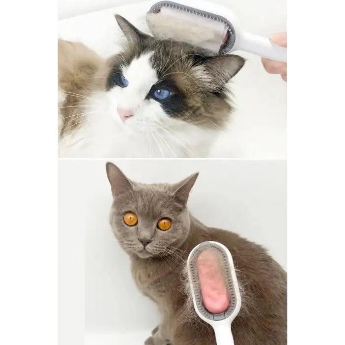 New Su Hazneli Kedi ve Köpek Tüyü Toplamama Fırçası Su Hazneli Pet Tarağı