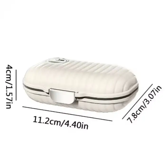 New Taşınabilir İlaç Kutusu 7 gün Bölmeli Büyük İlaç Kutusu