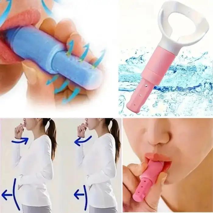 New Taşınabilir Karın Kası Çalıştırıcı Solunum Egzersiz Eğitmeni Nefes Egzersiz Aparatı