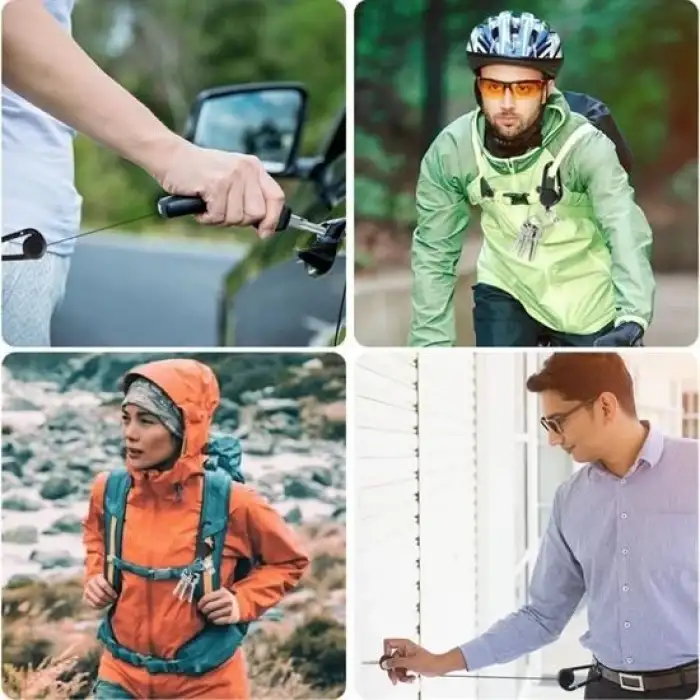 New Teleskopik Karabina Anahtarlık