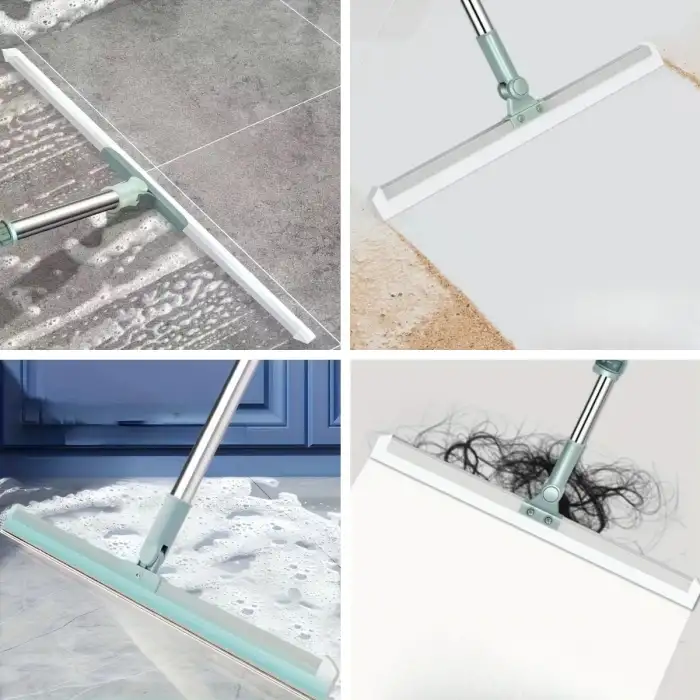 New Teleskopik Oynar Başlıklı Cam,Zemin Silme Aparatı Çekçek