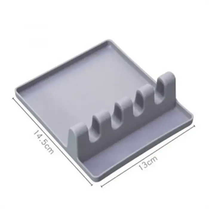 New Tencere Kapak Tutuculu Kaşıklıklı Tencere Kapak Standı Pratik Kaşık Kepçe Altlık Düzenleyici