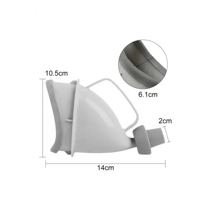 New Unisex Taşınabilir Hijjenik Seyahat Tuvalet Aparatı Seyahat Tuvalet Hunisi