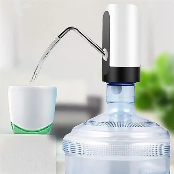 New Usb ile Şarj Edilebilir Elektrikli  Otomatik Damacana Su Pompası