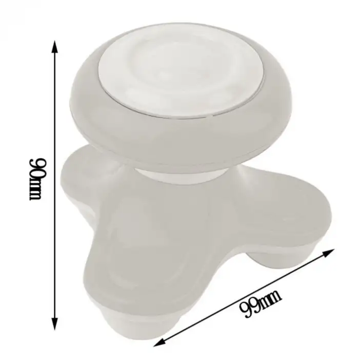 New USB Şarjlı Mini Çok Fonksiyonlu Üçgen Şekilli Titreşimli Mini Masaj Aleti